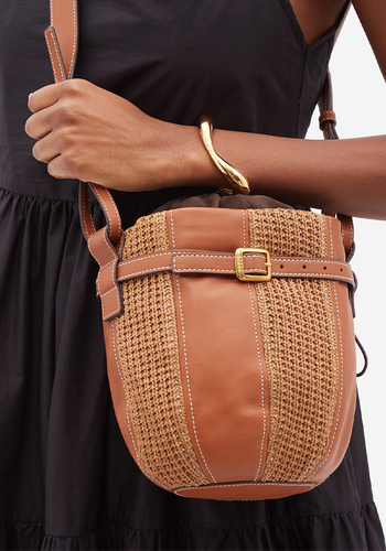 Cabana Panelled Bucket Bag from Staud