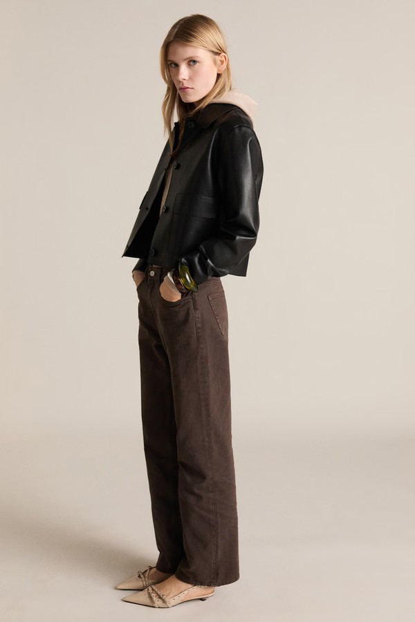 High Waist Straight Jeans