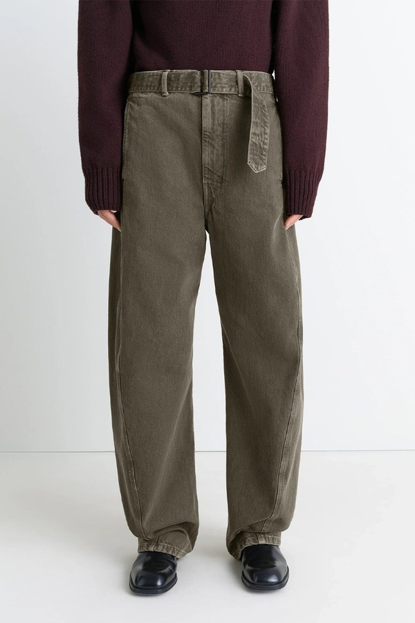Twisted Belted Trousers