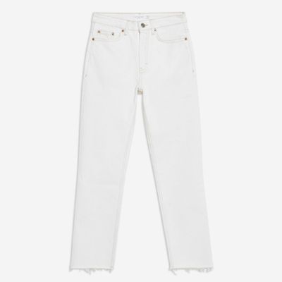 Off White Straight Jeans from Topshop