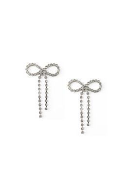 Statement Pave Bow Earrings from Orelia