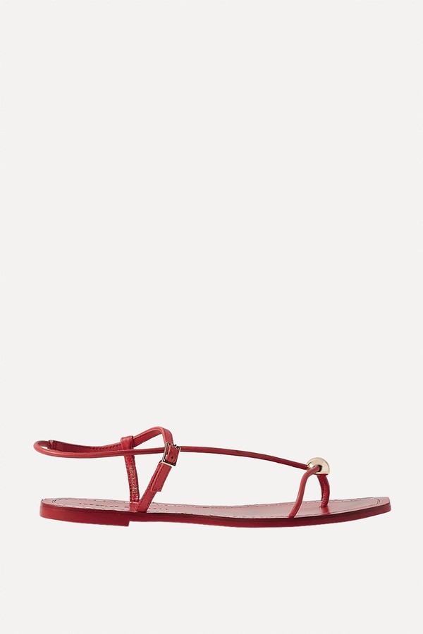 Lara Embellished Leather Sandals from Loeffler Randall