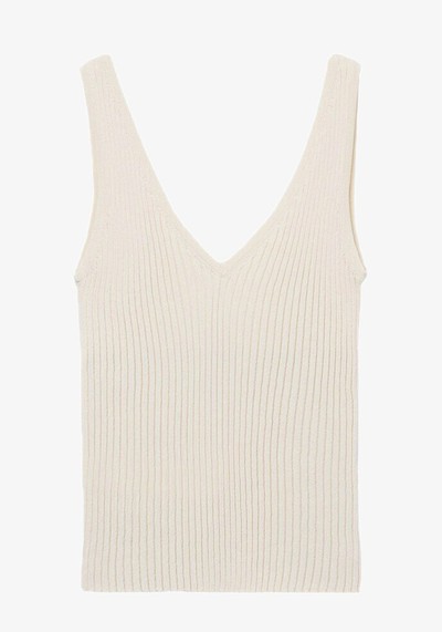 Ribbed Knit Top from Mango