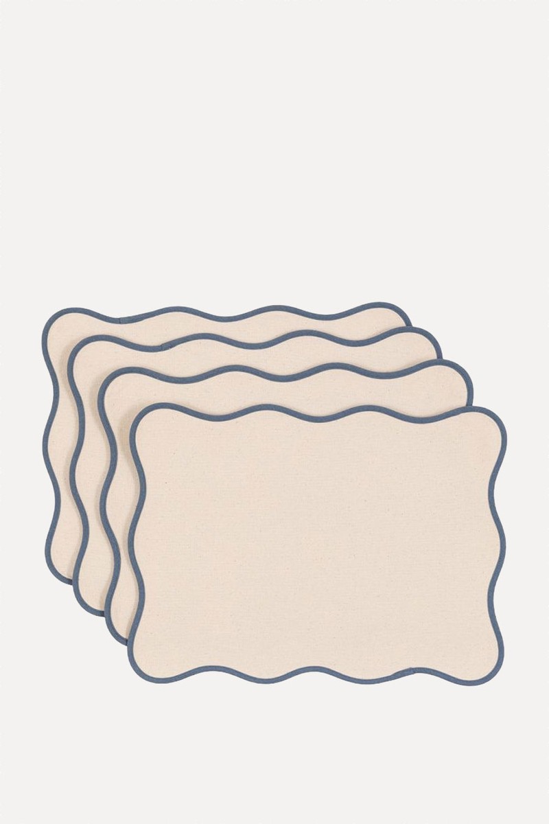 Raya Scallop Placemats from Perch & Parrow 