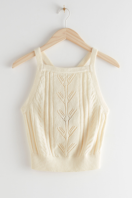 Knitted Pointelle Tank Top from & Other Stories