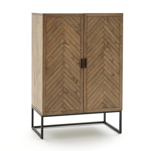 Nottingham 2 Door Pine Parquet Cabinet