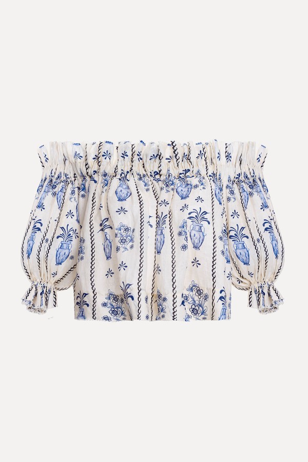 Urucú Tinaja Linen Blouse