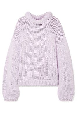 Oversized Cotton-Blend Sweater from Tibi