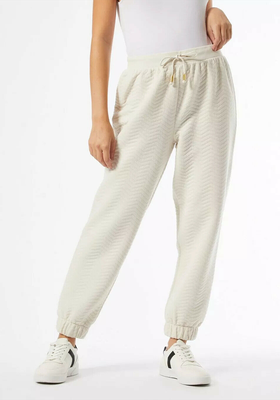 White Jacquard Joggers Lounge Sweatpants from Dorothy Perkins