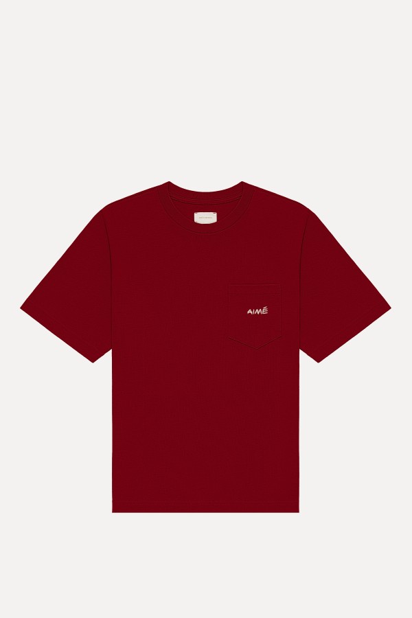 Embroidered Aimé Pocket Tee from Aimé Leon Dore
