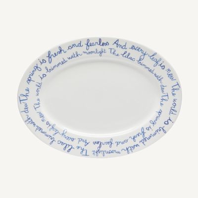 The Sette Oval Platter from Polonsky & Friends