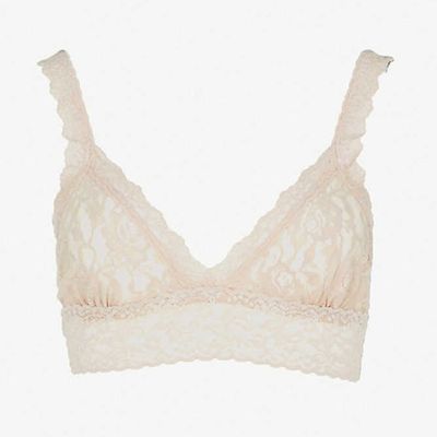 Signature Lace Triangle Bra in Chai from Hanky Panky