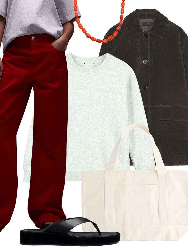 3 Cool Ways To Style Red Jeans