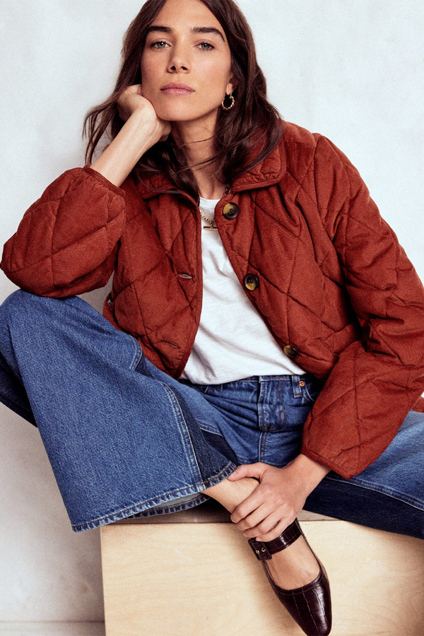 Fitzrovia Quilted Cord Jacket