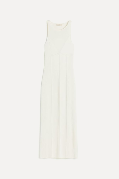 Open-Back Rib-Knit Dress from H&M