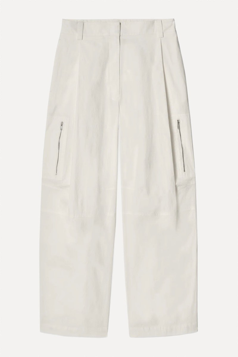Utility Barrel-Leg Cargo Trousers from COS
