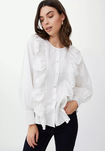 Broderie Frill Shirt