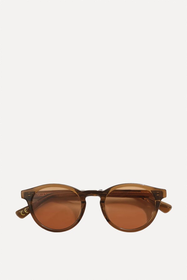Fulham Acetate Round Sunglasses from Wax London
