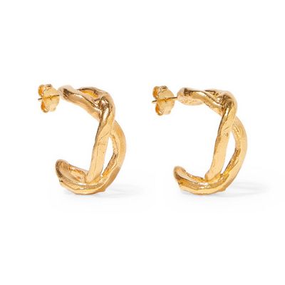 Gold-Plated Hoop Earrings from Alighieri