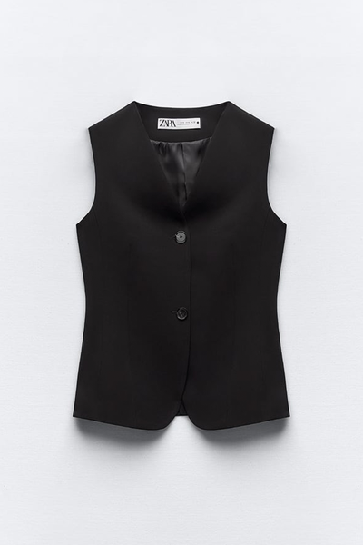 Fitted Buttoned Waistcoat from Zara