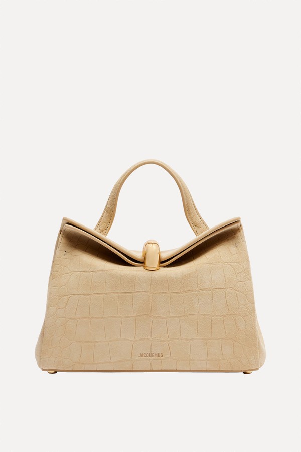Valérie Small Suede Top-Handle Bag from Jacquemus