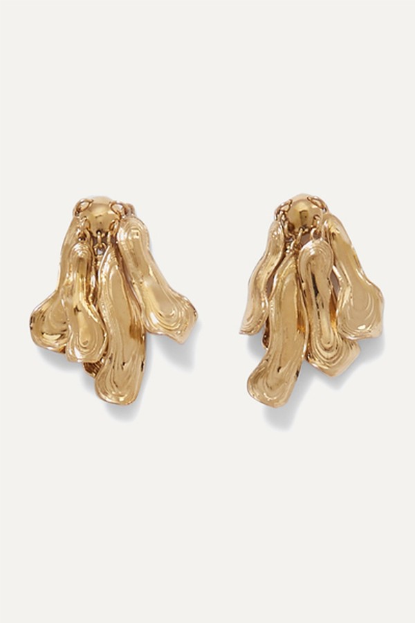 + NET SUSTAIN Gold-Plated Earrings from Leigh Miller