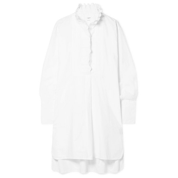 Oversized Crochet-Trimmed Mini Dress from Isabel Marant Etoile