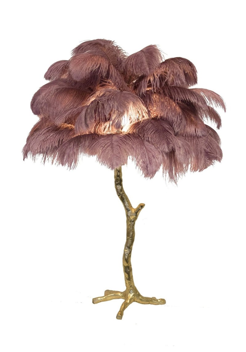 Feather Table Lamp from A Modern Grand Tour