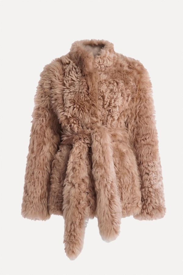 Elsa Ladylike Shearling Coat