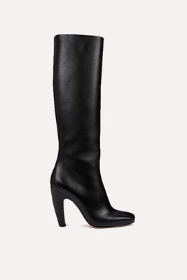 Canalazzo 115 Leather Knee-High Boots from Bottega Vanetta