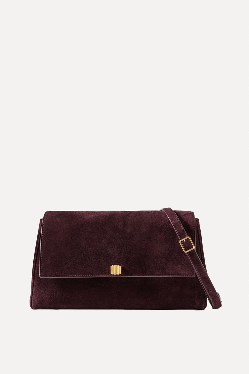 Audrey Suede Cross-Body Bag from Khaite
