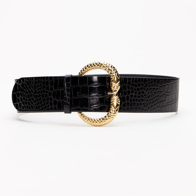 Black Leather Belt from Claudie Pierlot