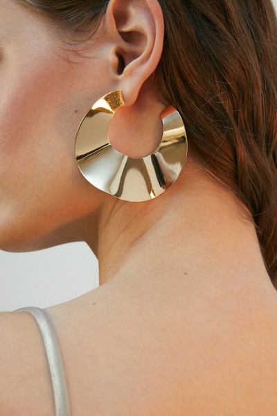 Large Hoop Earrings from Stradivarius 