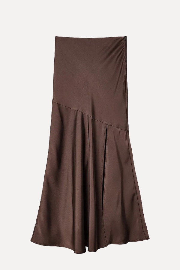 Asymmetric Seam Detail Maxi Skirt from NA-KD