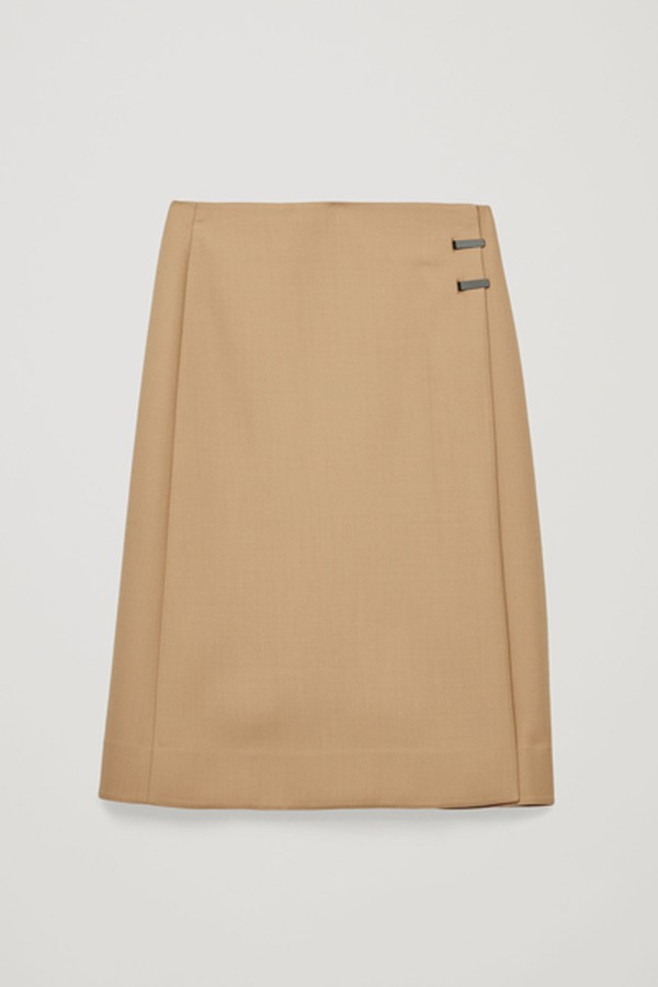Clip-Buckle Wrap Skirt from COS
