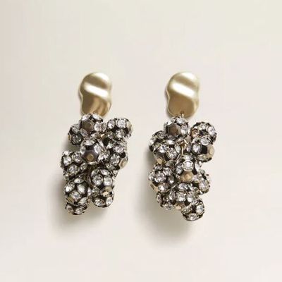 Pendant Crystals Earrings