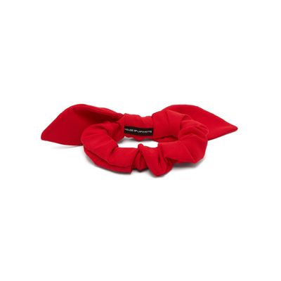 Bow-Embellished Silk Hair Tie from House Of Lafayette