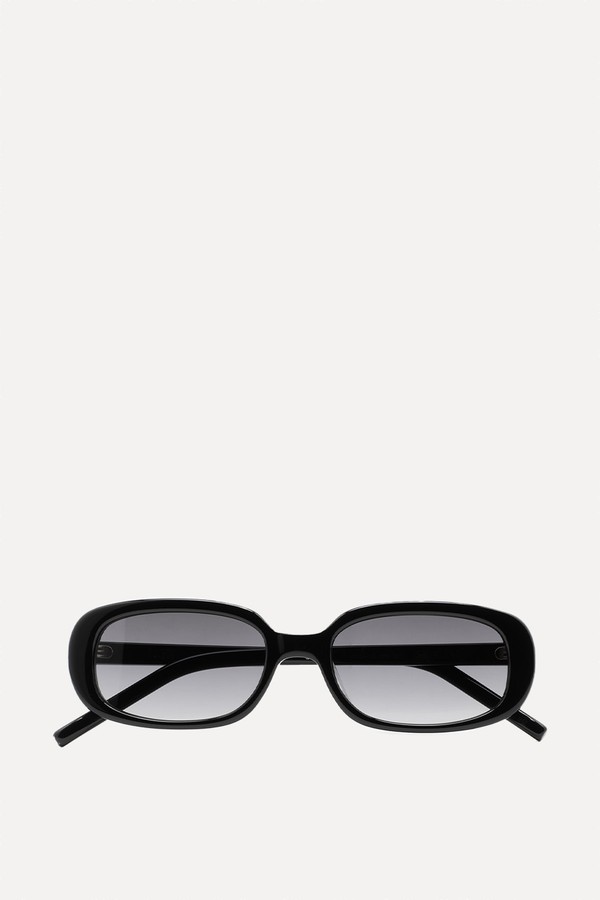 Stirling Rectangle-Frame Sunglasses from Kaleos