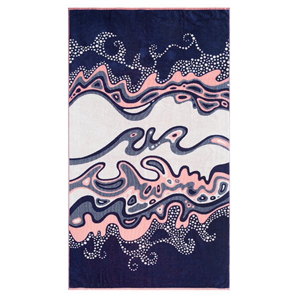 Crashing Waves Beach Towel