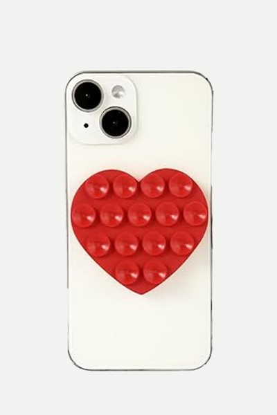 Heart Shape Double Sided Phone Suction Holder from Lasuroa