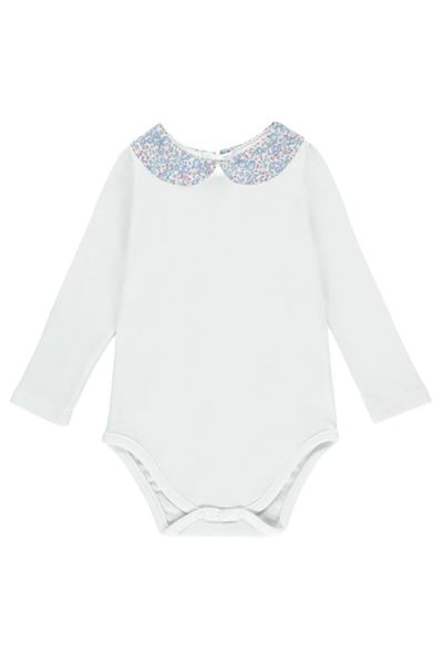 Liberty Eloise Blue Bodysuit from Little Dots Company