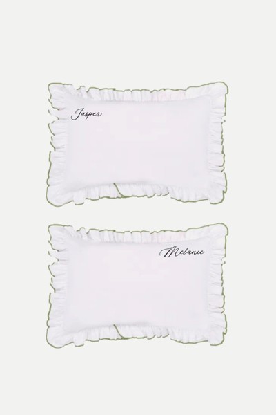 Monogrammed Pillowcases from Sukun