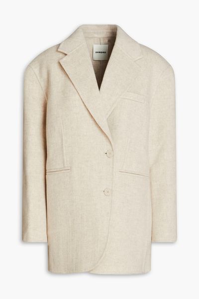 Wool Blend Felt Blazer from Sandro