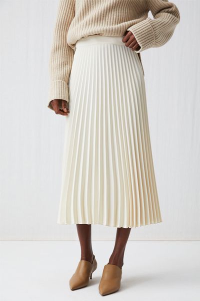 Pleated Crepe Skirt from Arket