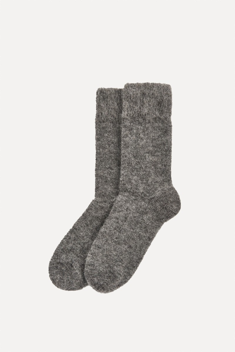 Ultra Soft Alpaca Plain Bed Socks from Pairs
