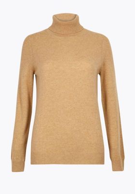Pure Cashmere Roll Neck Jumper  from French Connection