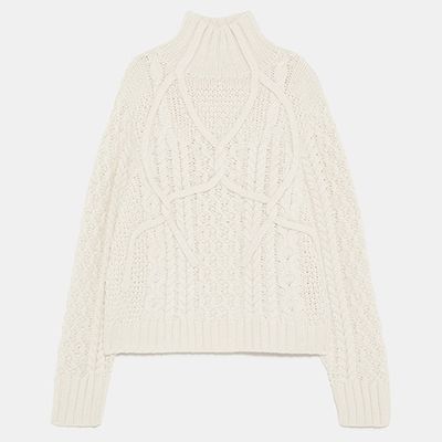 Cable-Knit Sweater from Zara
