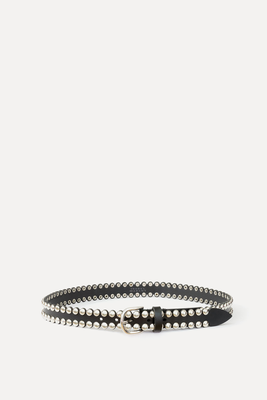 Zap Bubble Studded Leather Belt from Isabel Marant