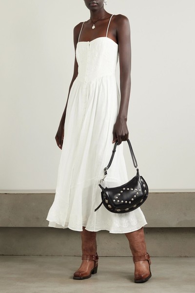 Erika Embroidered Ramie Midi Dress from Isabel Marant 