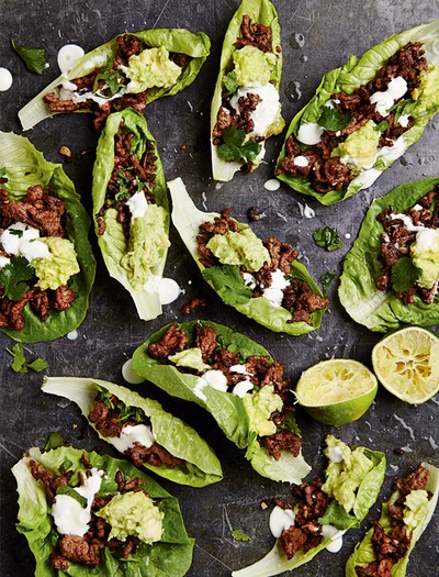 Five-Spiced Beef & Avocado Lettuce Wraps